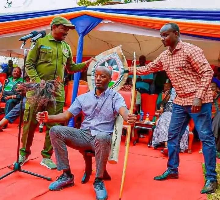 Raila Odinga Jr. being recognized…