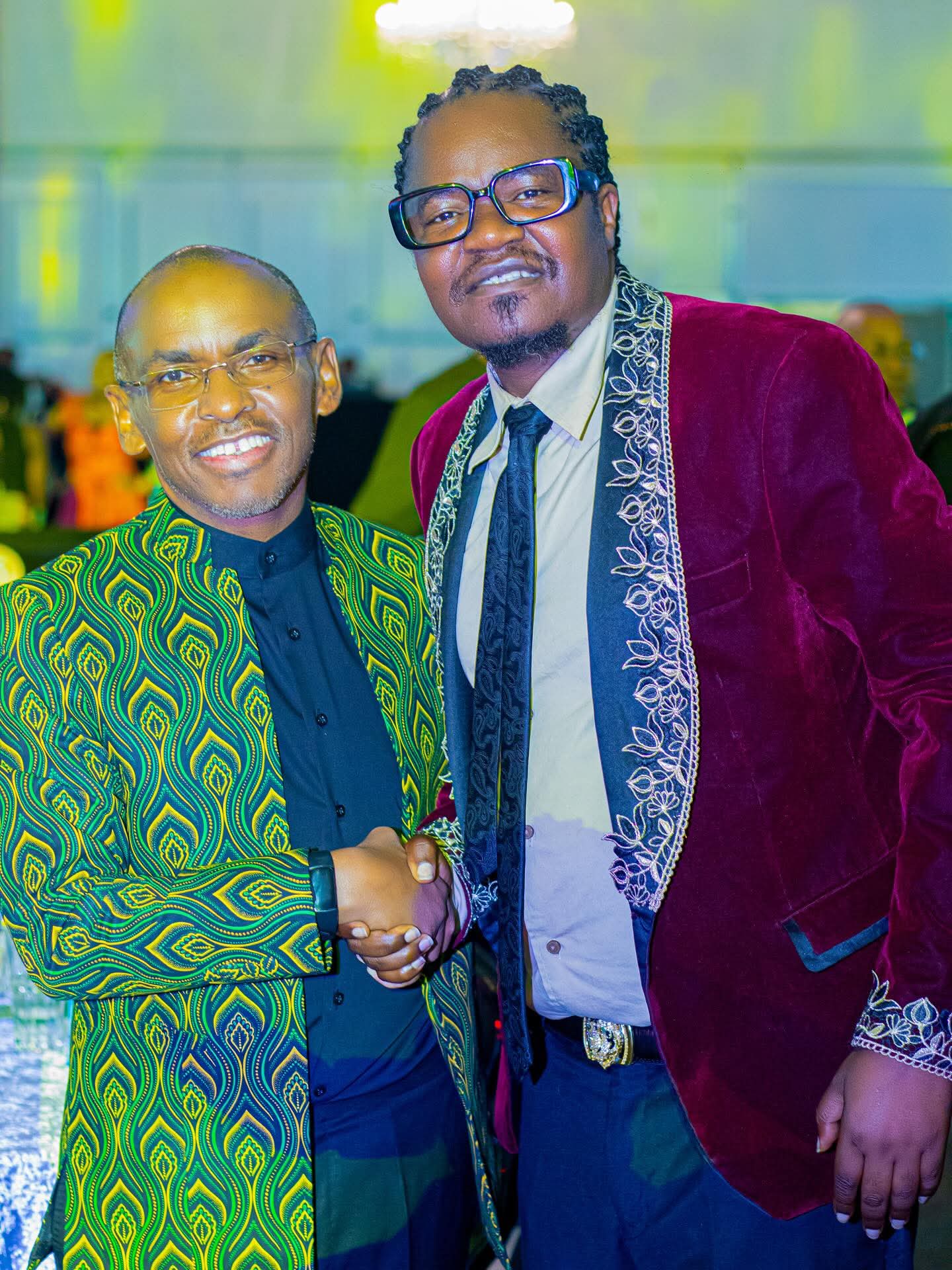 Rapper Jua Cali with Safaricom…