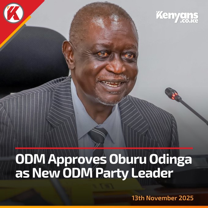 ODM makes Changes as Dr. Oburu Odinga Fully Takes Raila job