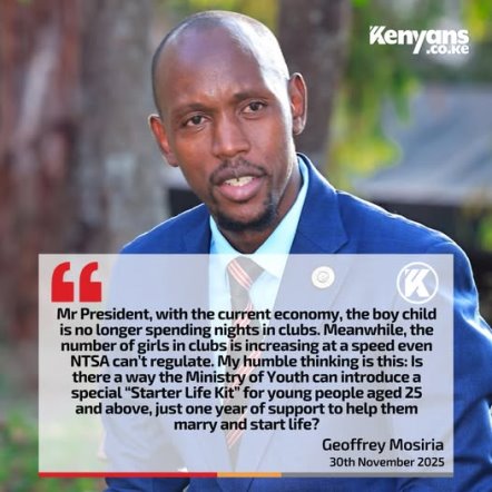 Nairobi County Official Responds to President Ruto’s Remarks on Marriage