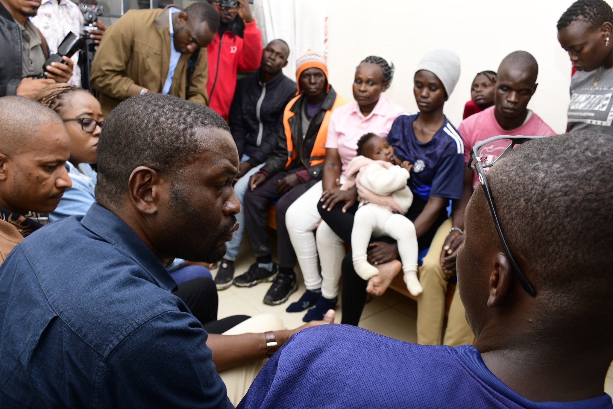 Sifuna and Babu Owino Visit Kitengela, Demand Justice for Vincent Ayomo’s Death