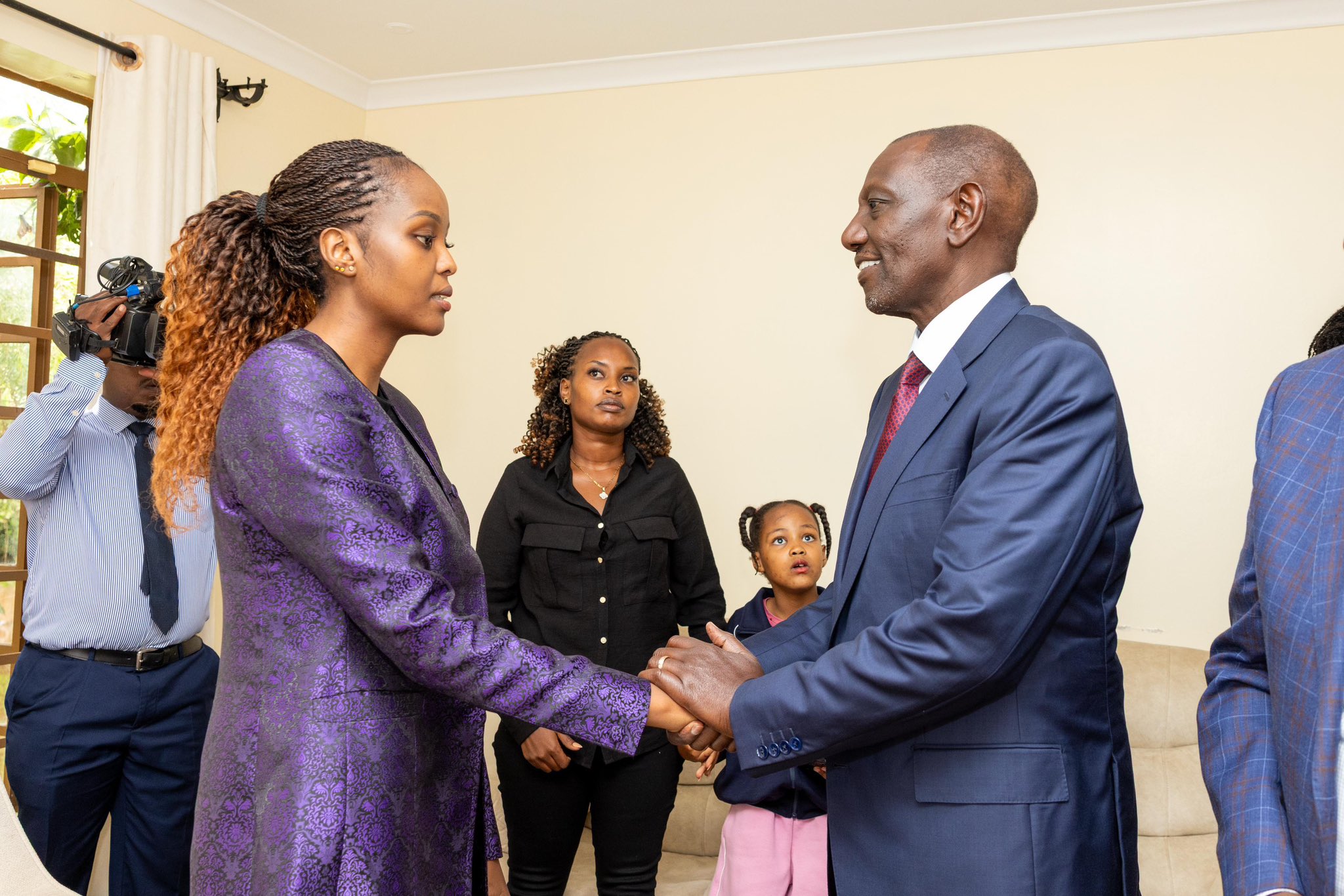Ruto at the Late Ng’eno Home