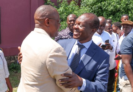 Owalo Visits Tuju, Warns Culture of Police Involvement in Commercial Disputes