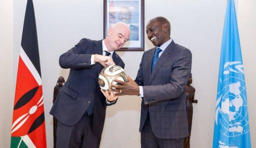 Ruto Meets FIFA President Infantino as Kenya Steps Up Football Plans